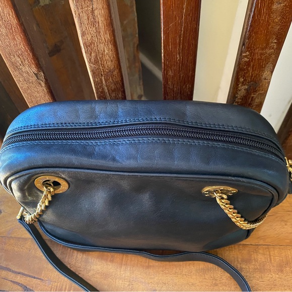 Paloma Picasso Vintage Crossbody Bag Black Leather - Picture 5 of 12